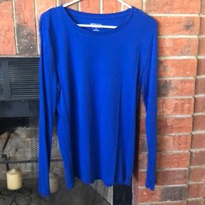 Vivid blue T shirt, super soft